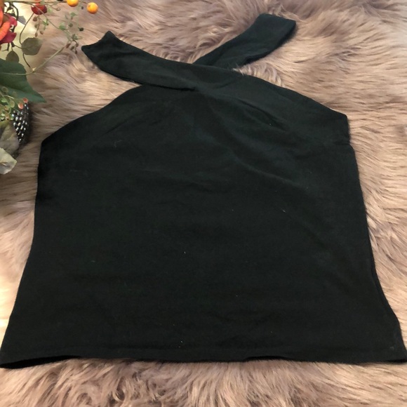 Express Tops - Express One Eleven X Front Halter Top